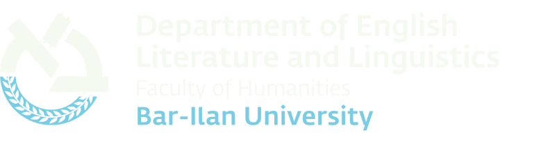 Department of English Literature and Linguistics Bar-Ilan University